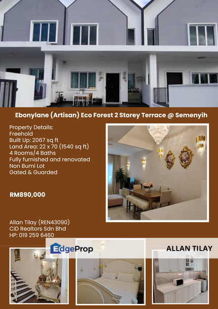 Ebonylane (Artisan) Eco Forest 2 Storey Terrace @ Semenyih, Selangor, Semenyih