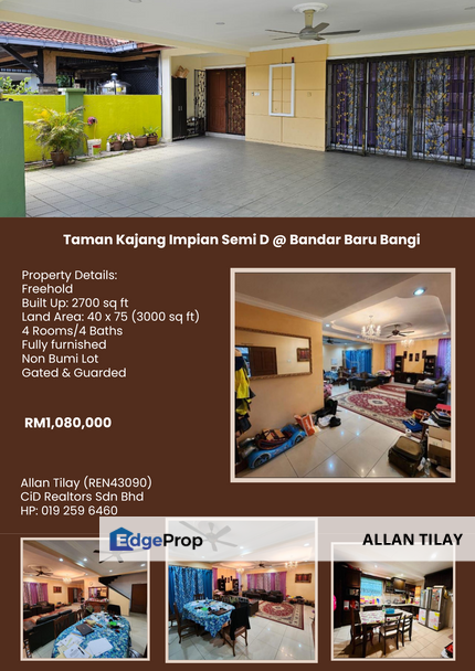 Taman Kajang Impian Semi D @ Bandar Baru Bangi, Selangor, Kajang