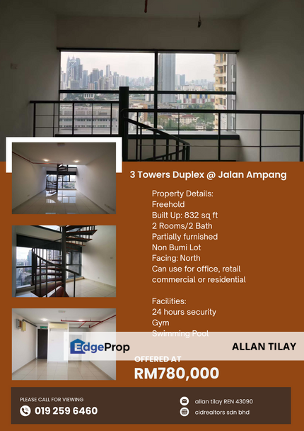 3 Towers Duplex @ Jalan Ampang, Kuala Lumpur, Ampang