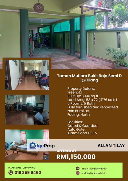Taman Mutiara Bukit Raja Semi D @ Klang, Selangor, Klang