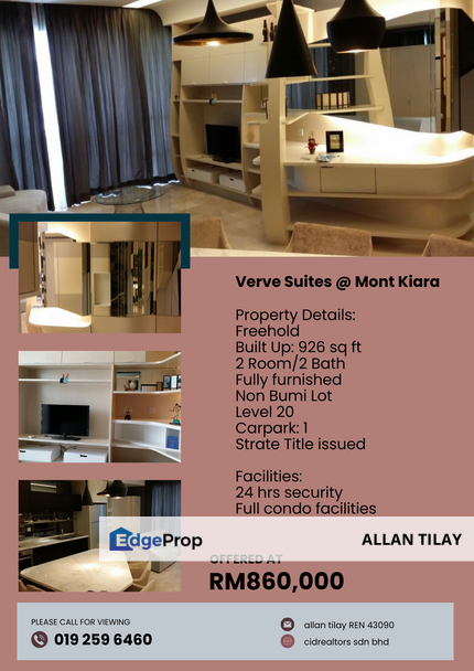 Verve Suites @ Mont Kiara, Kuala Lumpur, Mont Kiara