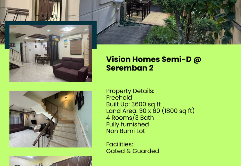 VISION HOMES @SEREMBAN 2