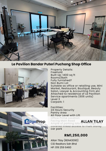 Le Pavilion Bandar Puteri Puchong Shop Office, Selangor, Puchong