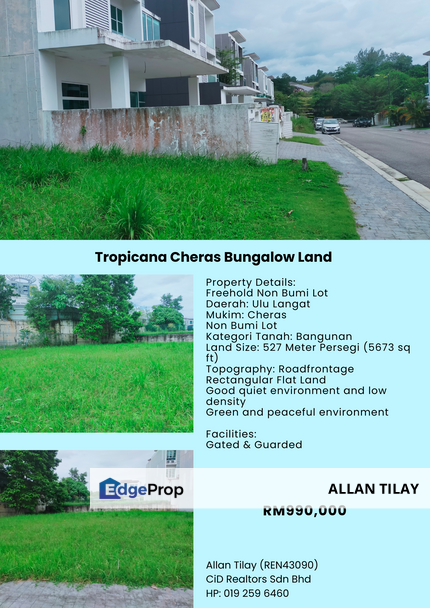 Tropicana Cheras Bungalow Land, Selangor, Kajang