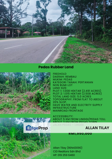 Pedas Rubber Land, Negeri Sembilan, Rembau