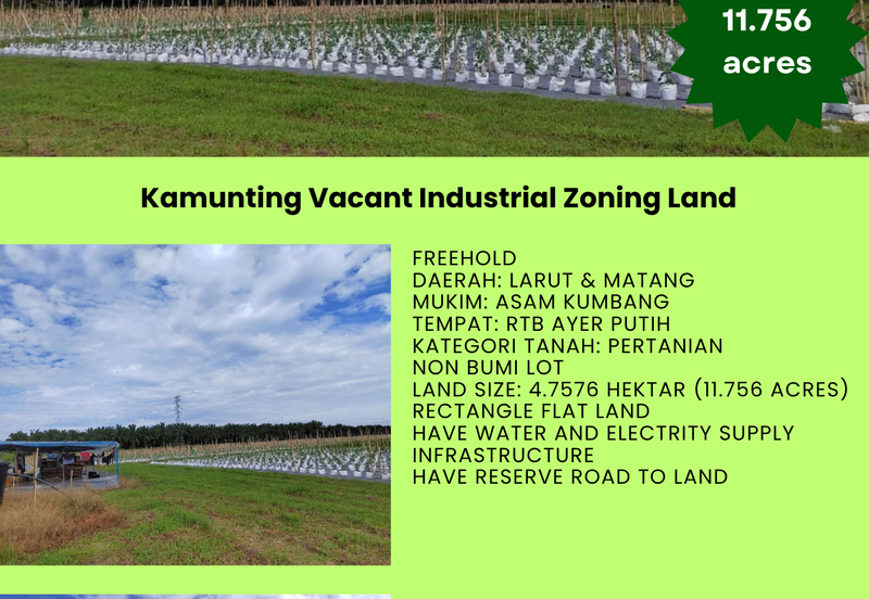 Agriculture Land @ Taiping