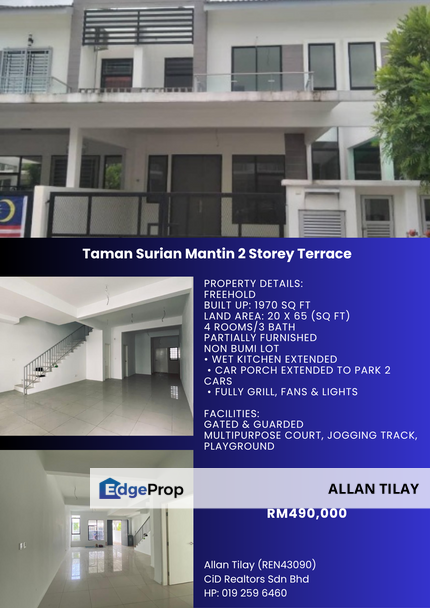 Taman Surian Mantin 2 Storey Terrace, Negeri Sembilan, Mantin