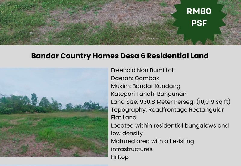 Seksyen 6, Bandar Country Homes
