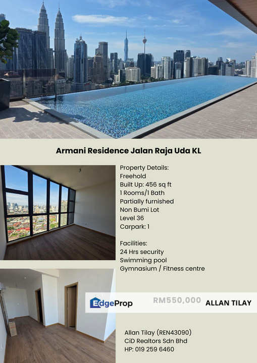 Armani Residence Jalan Raja Uda KL, Kuala Lumpur, KL City