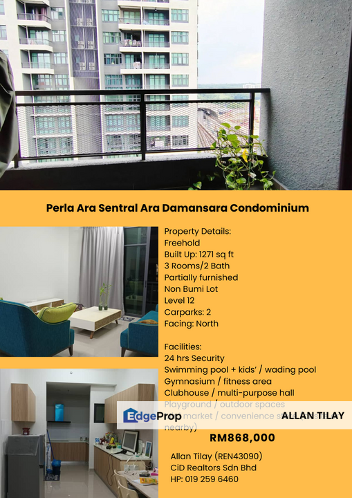 Perla Ara Sentral Ara Damansara Condominium, Selangor, Ara Damansara
