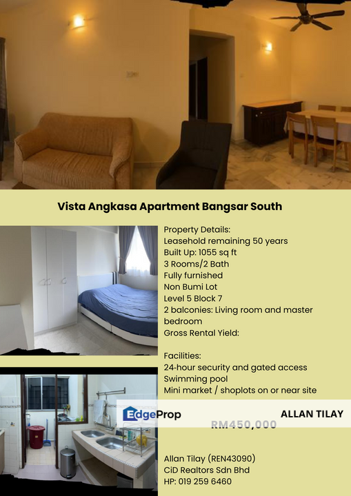 Vista Angkasa Apartment Bangsar South, Kuala Lumpur, Pantai Dalam/Kerinchi