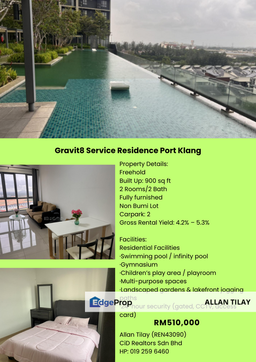 Gravit8 Service Residence Port Klang, Selangor, Klang