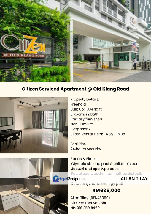 Citizen Serviced Apartment @ Old Klang Road, Kuala Lumpur, Jalan Klang Lama (Old Klang Road)