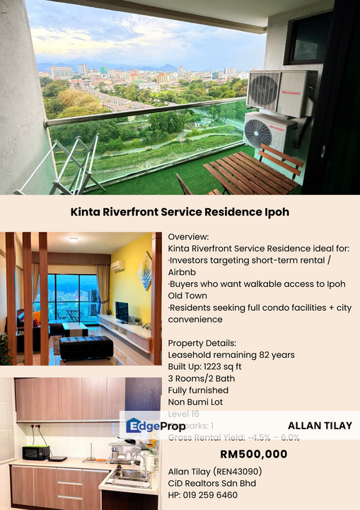 Kinta Riverfront Service Residence Ipoh, Perak, Ipoh