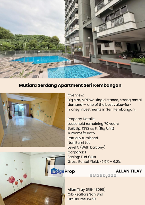 Mutiara Serdang Apartment Seri Kembangan, Selangor, Seri Kembangan