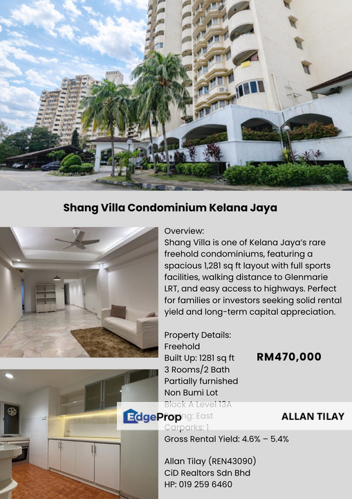 Shang Villa Condominium Kelana Jaya, Selangor, Petaling Jaya