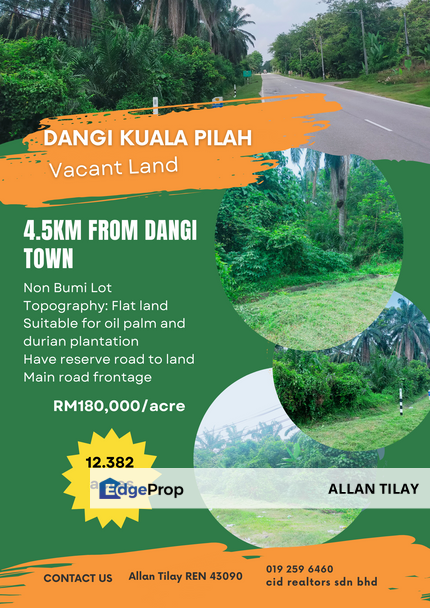 Kuala Pilah Dangi Vacant Agricultural Land, Negeri Sembilan, Kuala Pilah