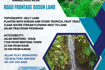 Bentong Jalan Tras Dusun Land