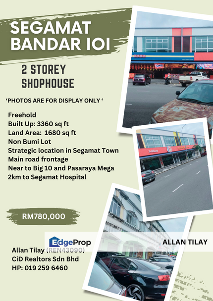 Segamat Bandar IOI 2-Storey Shophouse, Johor, Segamat