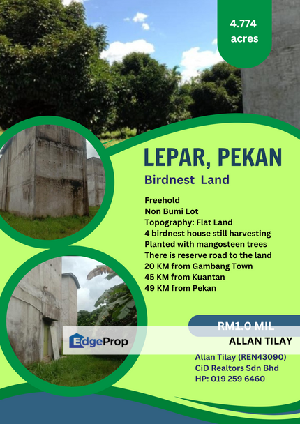 Lepar Pekan Agricultural Land, Pahang, Pekan