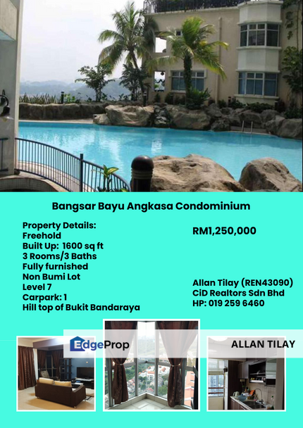 Bangsar Bayu Angkasa Condominium, Kuala Lumpur, Bangsar