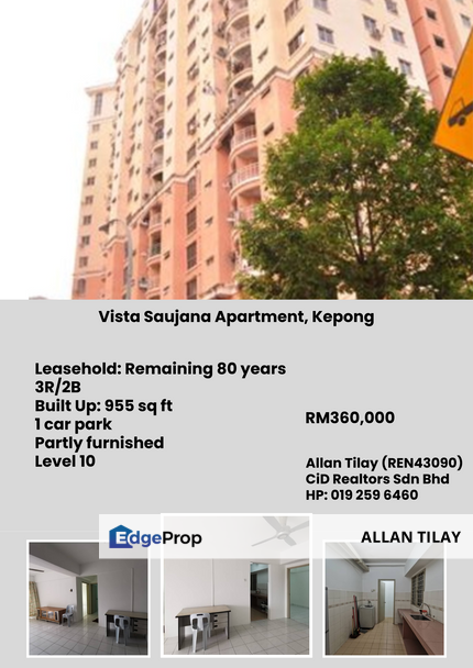 Kepong Vista Saujana Apartment, Kuala Lumpur, Kepong