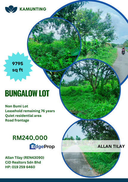 Kamunting Bungalow Lot, Perak, Taiping