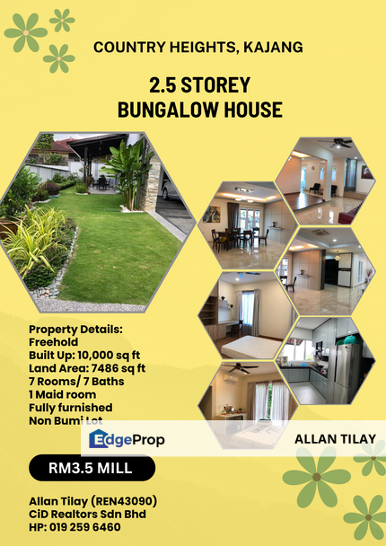 Country Heights Kajang 2.5 Storey Bungalow House, Selangor, Country Heights