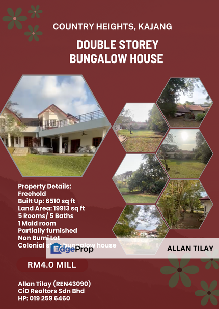 Country Heights Kajang Double Storey Bungalow, Selangor, Country Heights