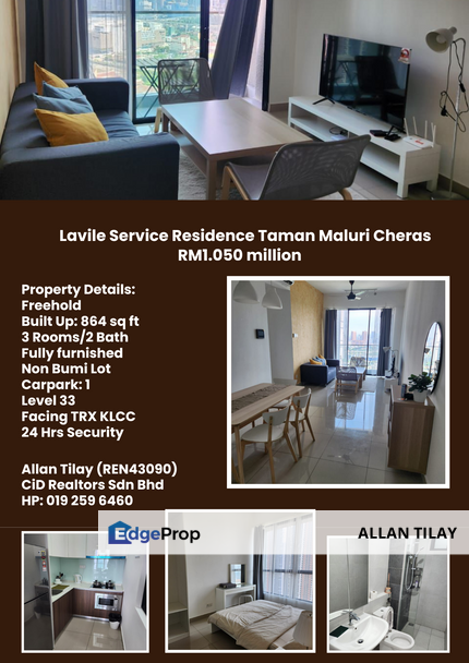 Lavile Service Residence Taman Maluri Cheras, Kuala Lumpur, Cheras