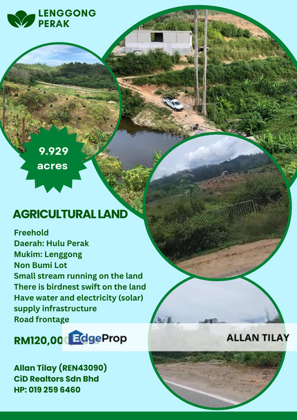 Lenggong Agricultural Land, Perak, Lenggong