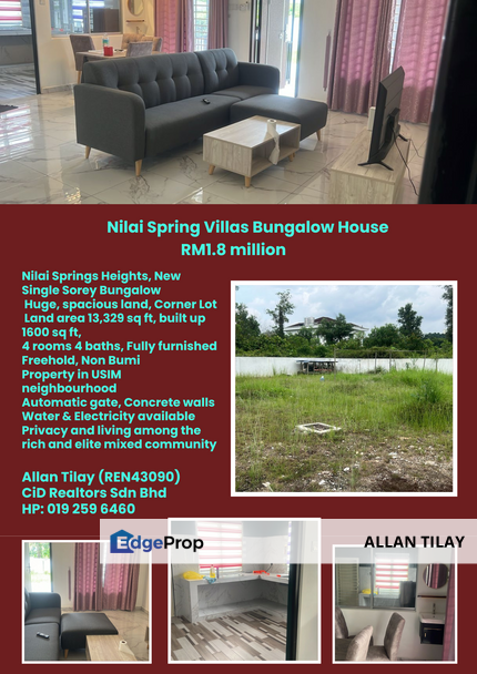 Nilai Spring Villas Bungalow House, Negeri Sembilan, Nilai