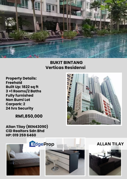 Verticas Residensi Bukit Bintang, Kuala Lumpur, Bukit Bintang