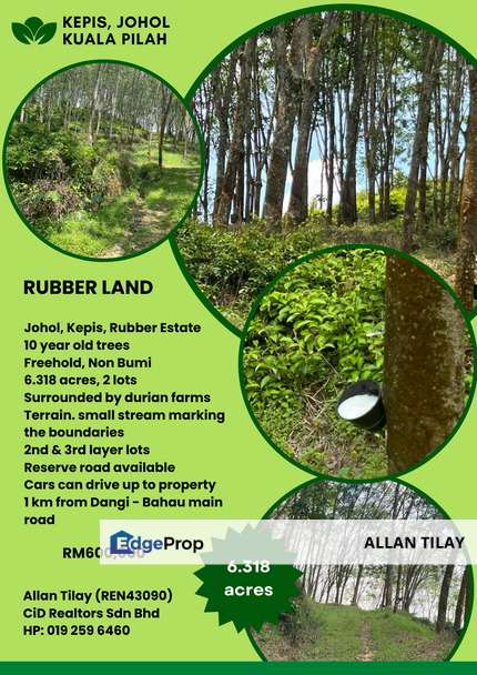 Johol Kepis Rubber Land, Negeri Sembilan, Kuala Pilah