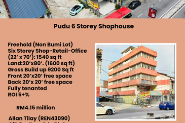 Pudu 6 Storey Shophouse