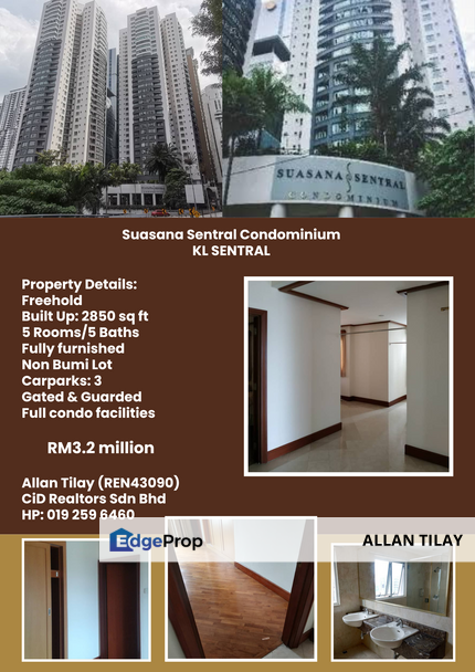 KL Sentral Suasana Sentral Condominium, Kuala Lumpur, KL Sentral