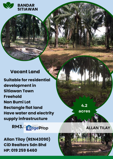 Sitiawan Kampung Lumut Kiri Vacant Land, Perak, Manjung