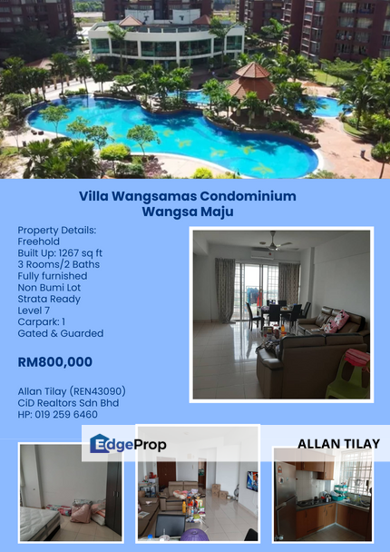 Villa Wangsamas Condominium Wangsa Maju , Kuala Lumpur, Wangsa Maju