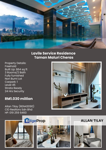 Lavile Service Residence Taman Maluri Cheras, Kuala Lumpur, Cheras