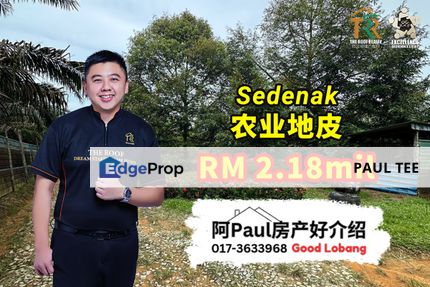 Sedenak 5 Acres Agriculture Land For Sale, Johor, Kulai