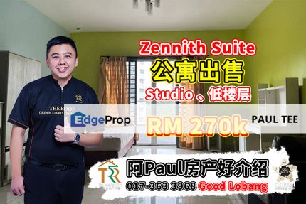Zennith Suites Studio Unit For Sale, Johor, Johor Bahru