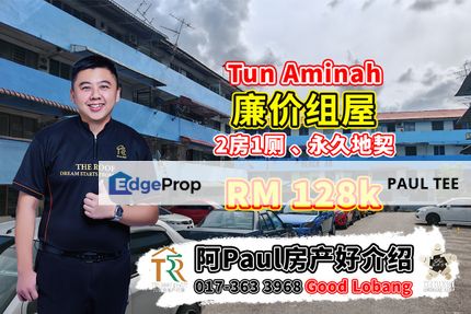 Tun Aminah Low Cost Flat For Sale, Johor, Johor Bahru