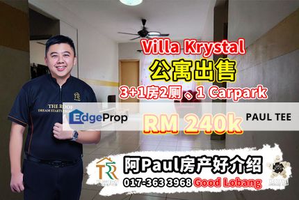 Villa Krystal 3+1 Bedroom Unit For Sale, Johor, Skudai