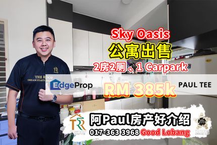 Sky Oasis 2 Bedroom Unit For Sale, Johor, Johor Bahru