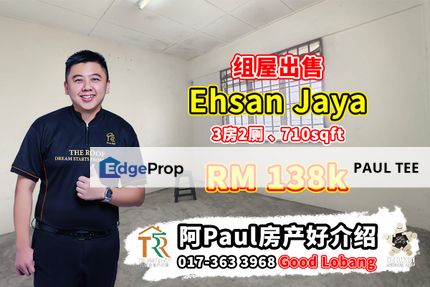 Ehsan Jaya Rumah Pangsa Ri Orkid For Sale, Johor, Johor Bahru