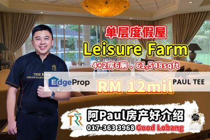 Leisure Farm Single Storey Villa For Sale, Johor, Gelang Patah