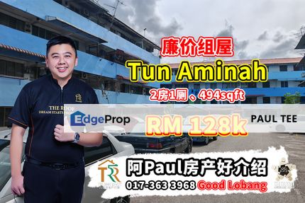 Tun Aminah Low-Cost Flat For Sale, Johor, Johor Bahru