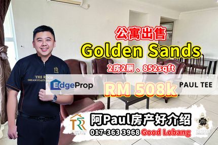 Golden Sands Seaview 2 Bedroom Unit For Sale, Johor, Johor Bahru