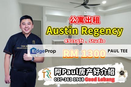 Austin Regency Studio Unit For Sale, Johor, Johor Bahru
