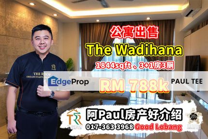 The wadihana Condominium 3+1 Bedroom Unit For Sale, Johor, Johor Bahru